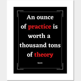 Practice and Theory Posters and Art